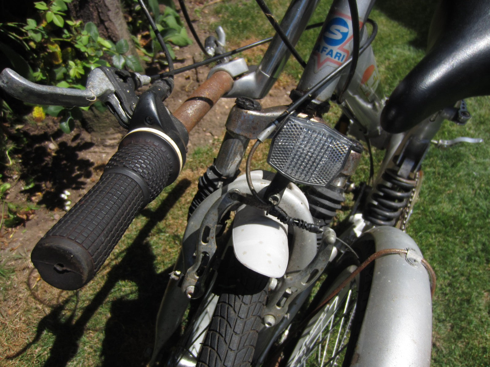 SAFARI FOLD UP BIKE UNISEX FULL SUSPENSION 7 SPEED 20' FOLDING BICYCLE BARGAIN