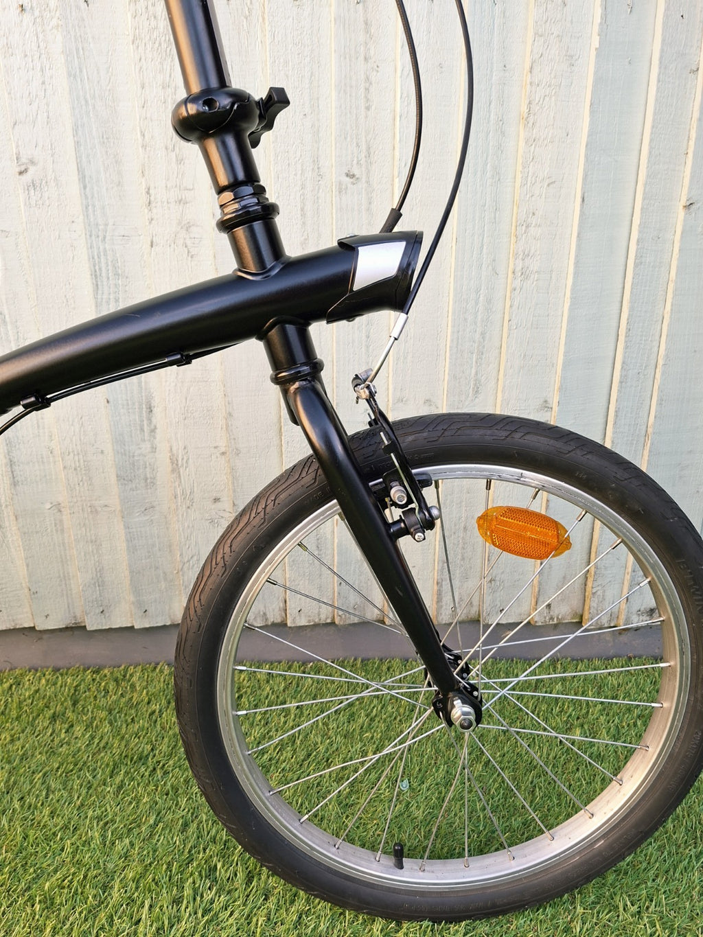 Oxylane 100 Black Folding Bicycle Single Speed