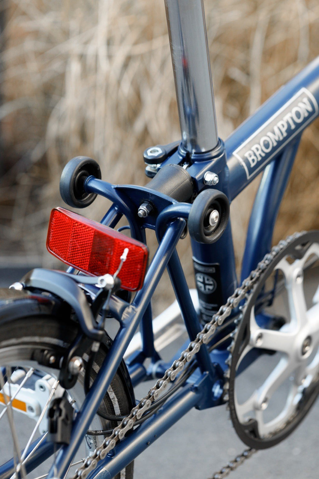 Folding Bicycle Brompton M3L 2019 Navy Blue Extra Front Bag Excellent Condition