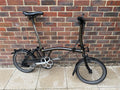 Brompton Superlight S6L Raw Lacquer 6 Speed Folding Bike MKS EZY Pedals