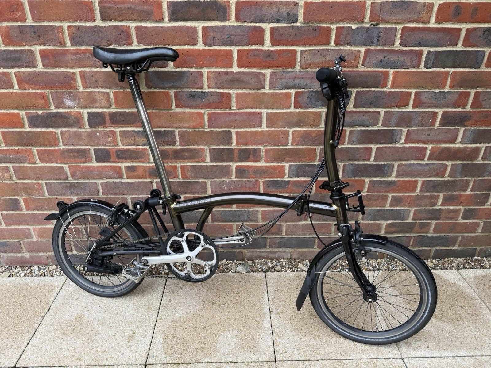 Brompton Superlight S6L Raw Lacquer 6 Speed Folding Bike MKS EZY Pedals