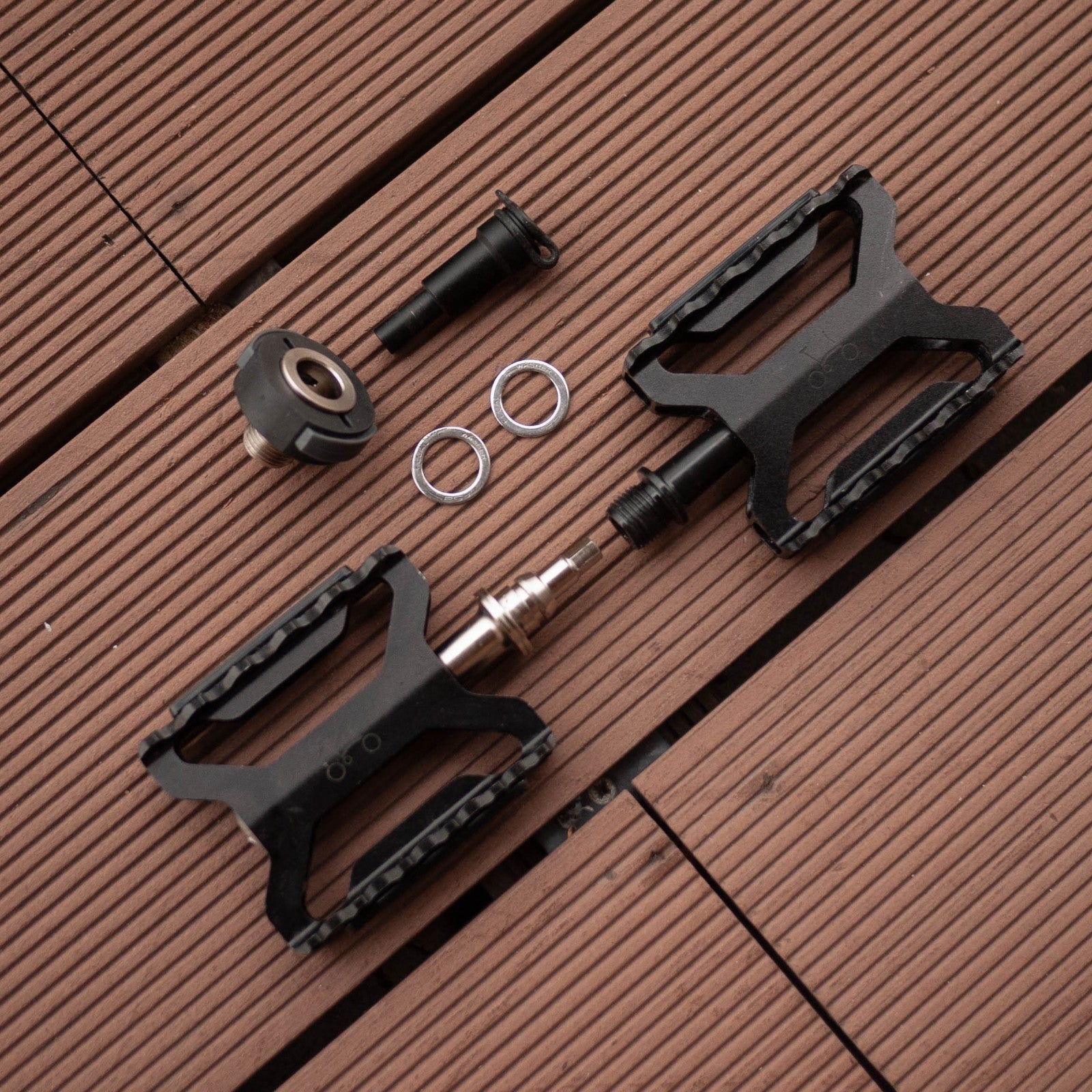 Brompton Folding Bike T line P line  Superlight Quick Release Pedals Black