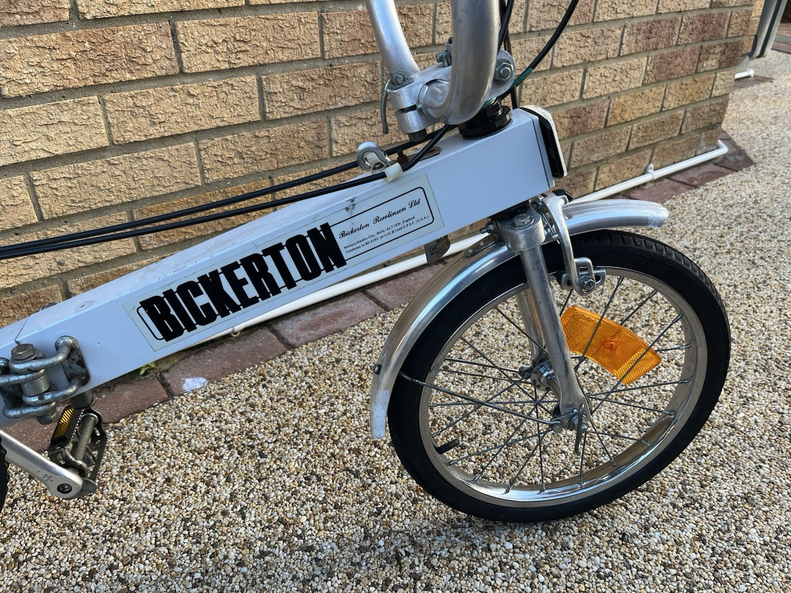 Bickerton Portable Folding Bicycle 3-Speed Classic 1970s Vintage Aluminium Bike