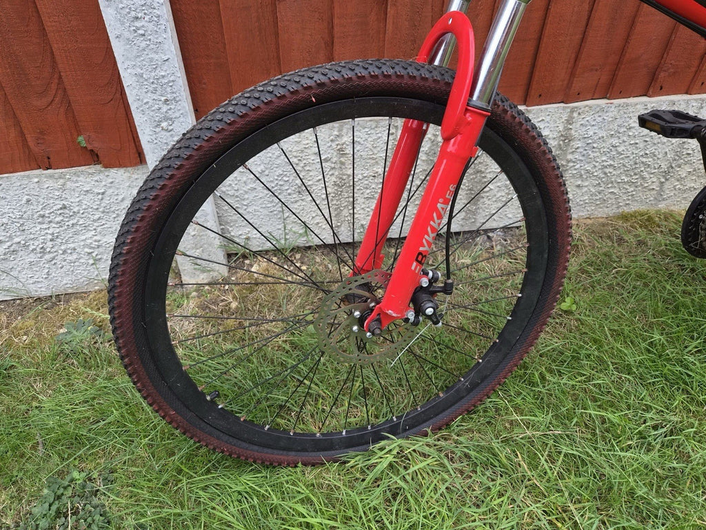 BYKKA F6 Sport Folding Mountain Bike 26” Red – Needs Repair/Servicing