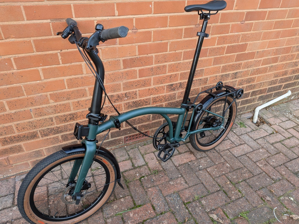 Brompton G Line Forest Green Large Excellent Condition Bairly Used