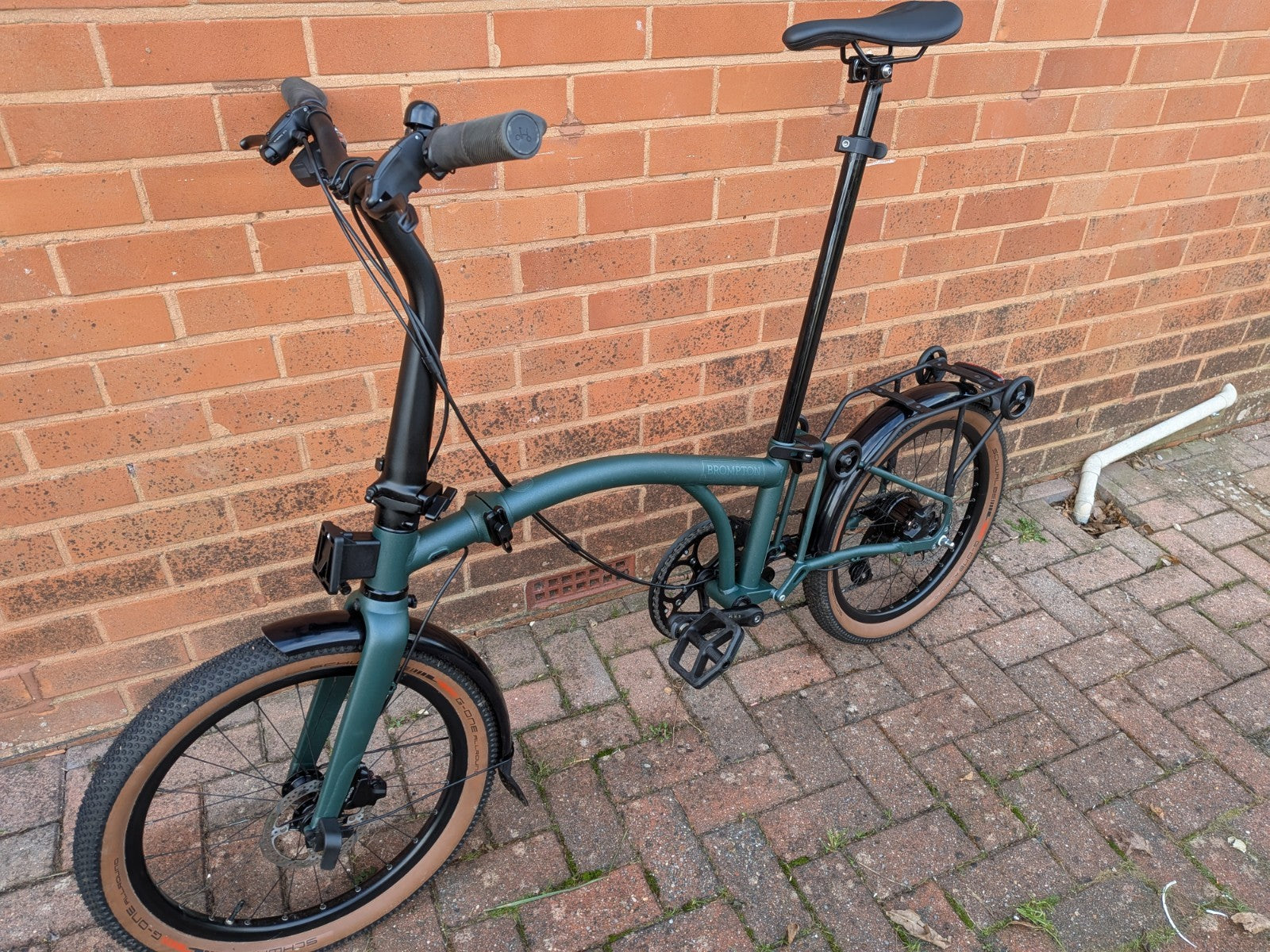 Brompton G Line Forest Green Large Excellent Condition Bairly Used
