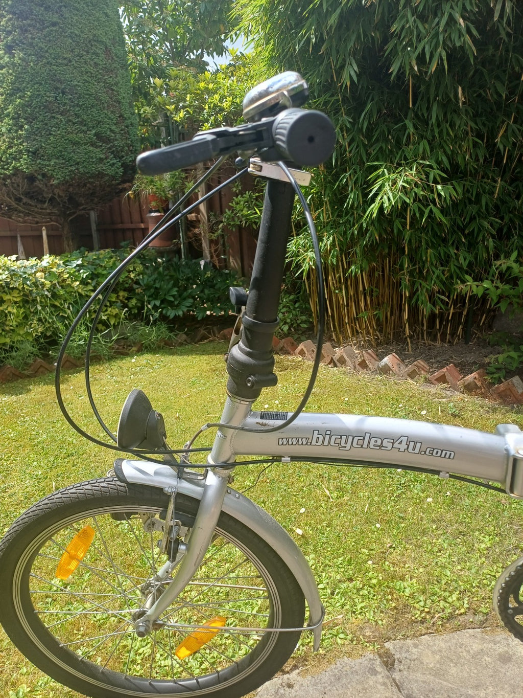 BICYCLES4U Adults Unisex Folding Bicycle 6-Speed Gears 20" Wheels vgc