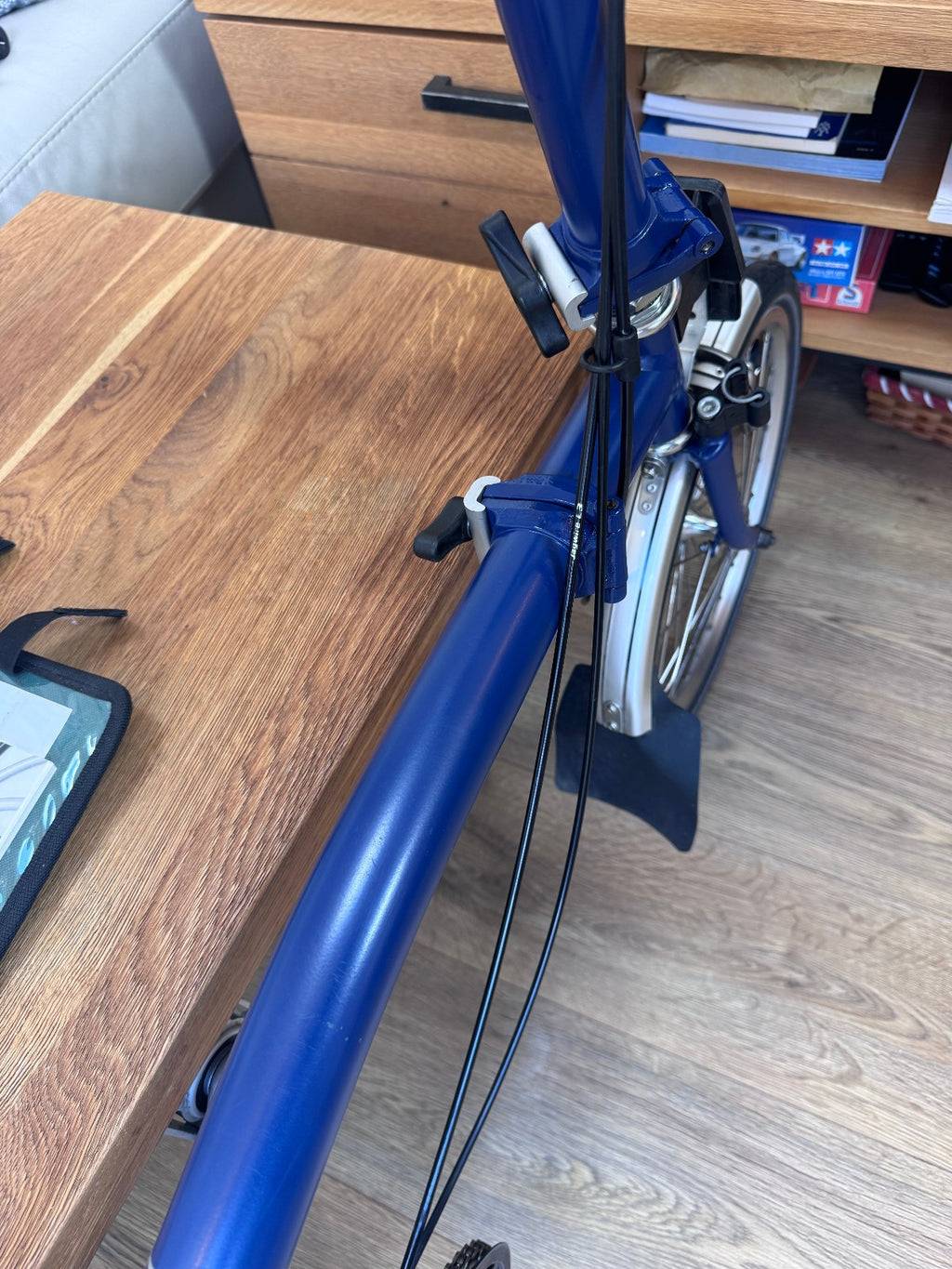 Brompton Folding Bicycle  - Blue - Original Paperwork included - Nice Condition!