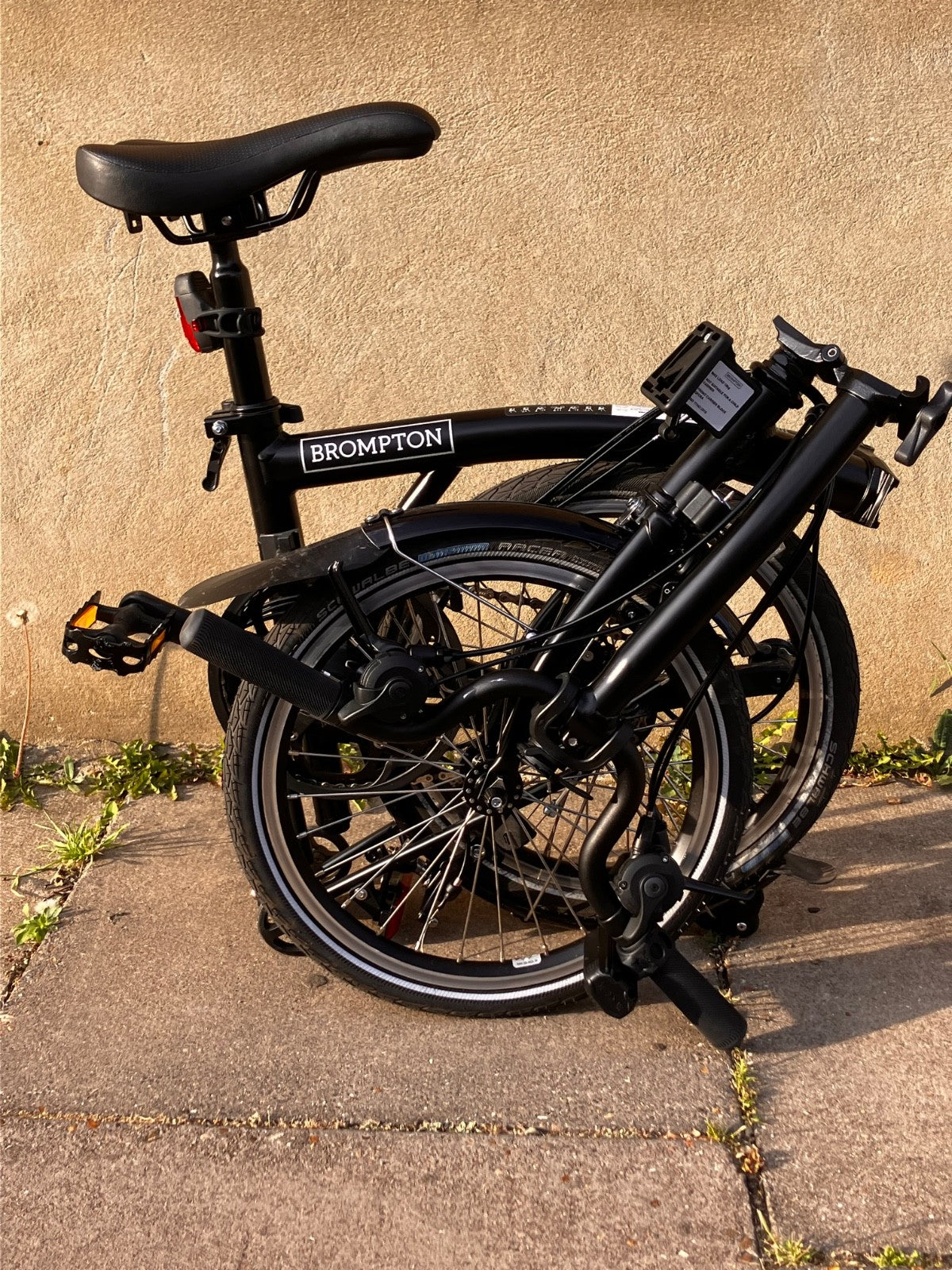 Brompton Folding Bike - C Line 12 Speed 2026 M Handlebar - Matt Black