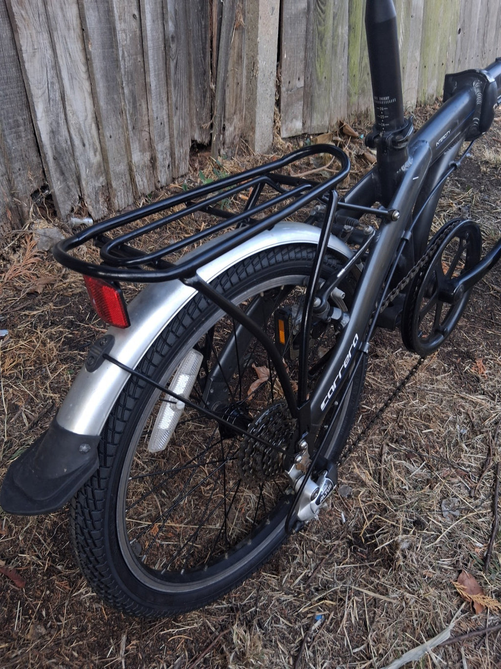 Carrera Intercity 8-Speed 20'' Folding Bike Wheels Black