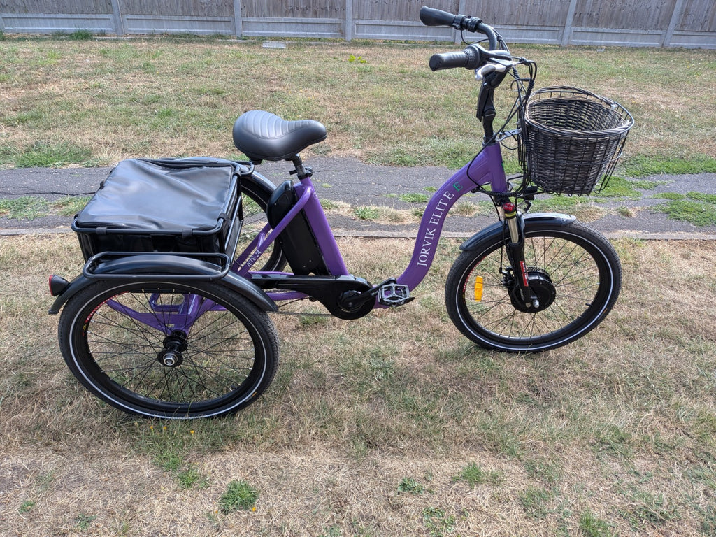 Jorvik JET-E Elite Folding Electric Tricycle,24"  Wheels Excellent Condition