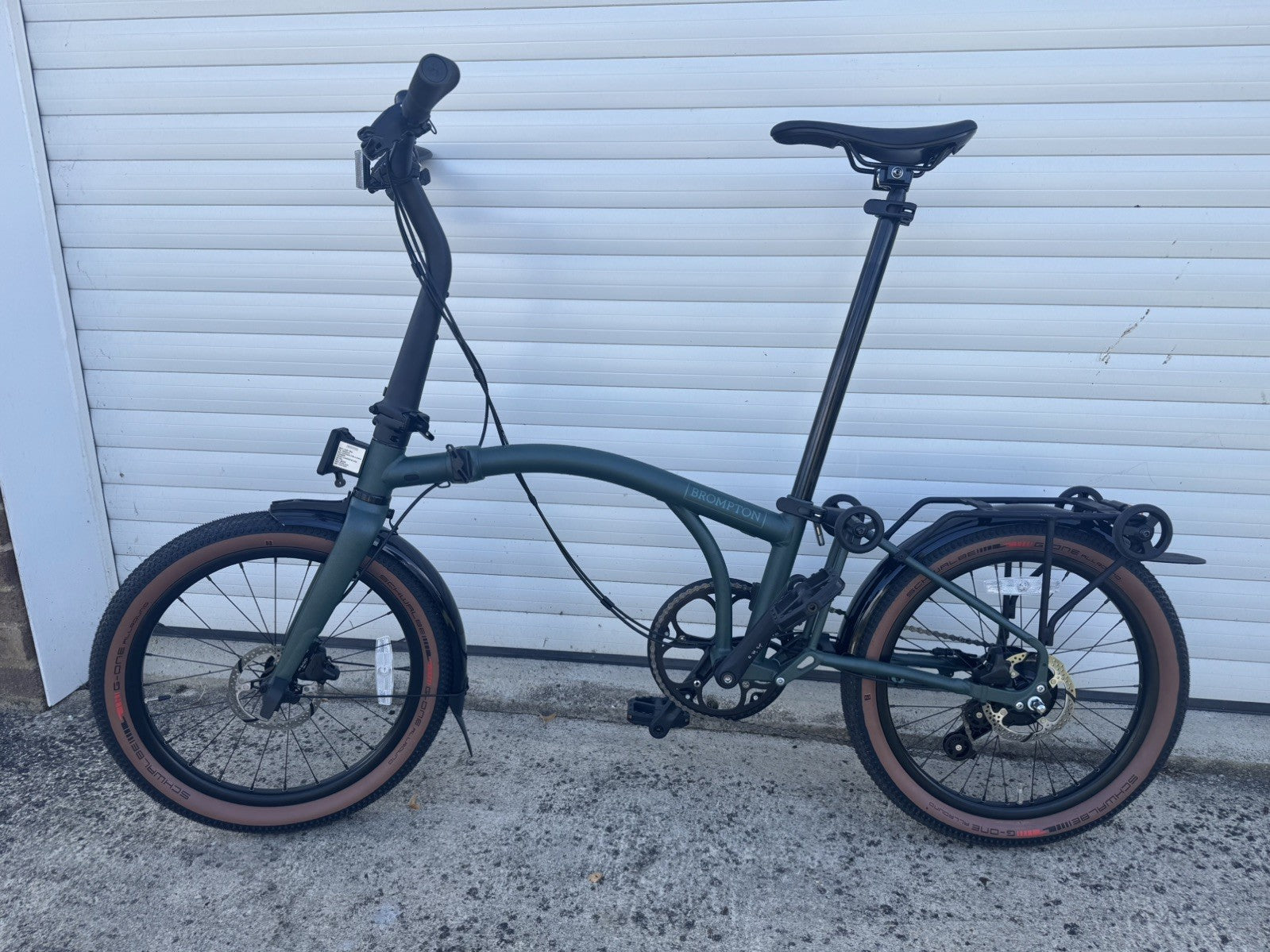 Brompton G Line 8-Speed (Large) 2026, Under 10 Miles, tools, warranty