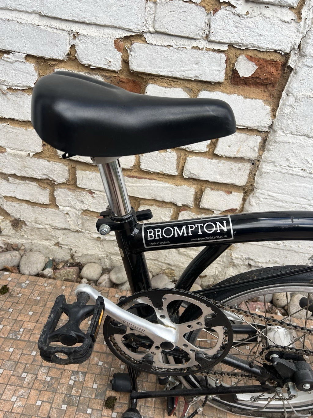 Brompton Folding Bike 3-Speed, Black