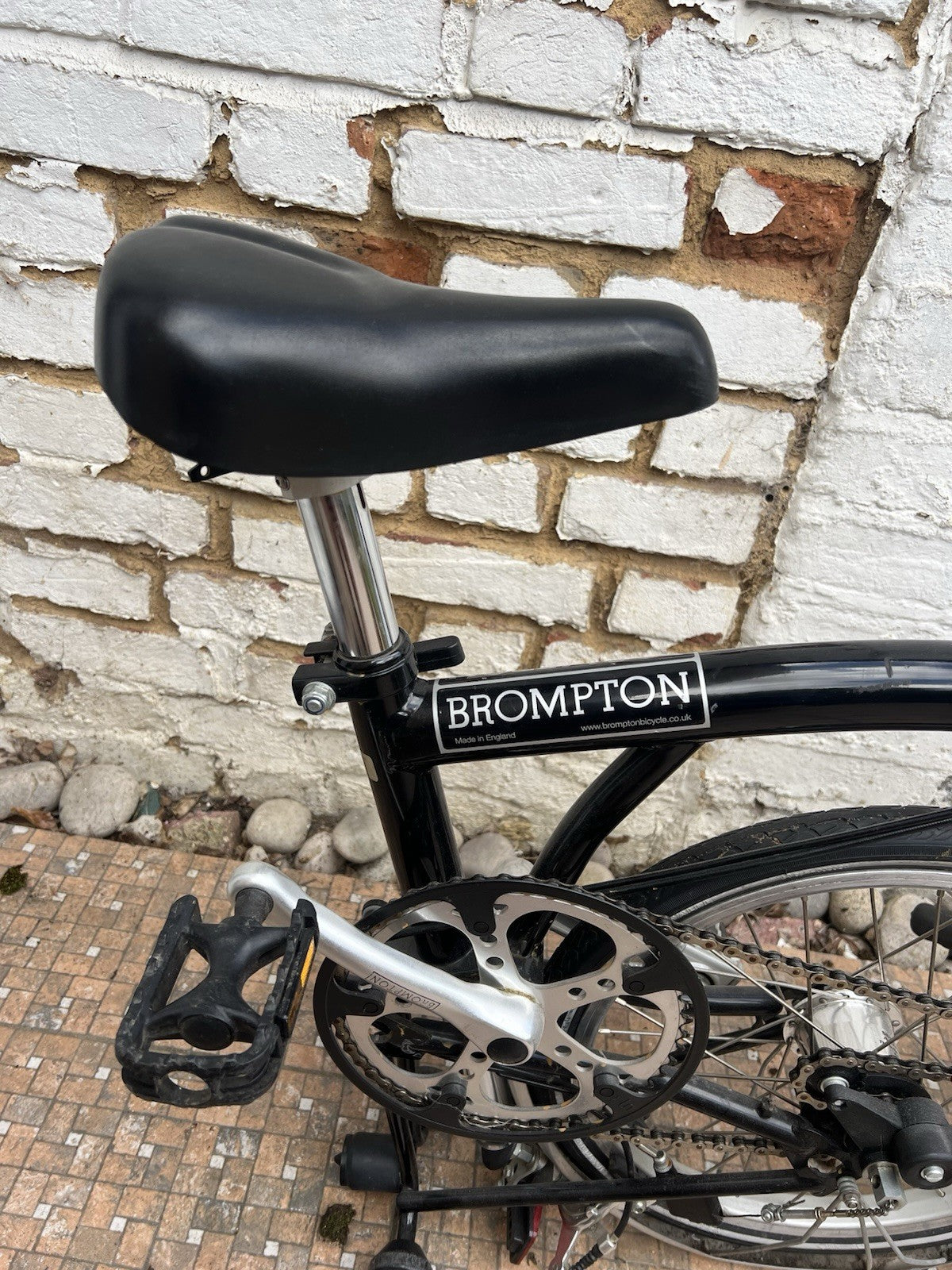 Brompton Folding Bike 3-Speed, Black