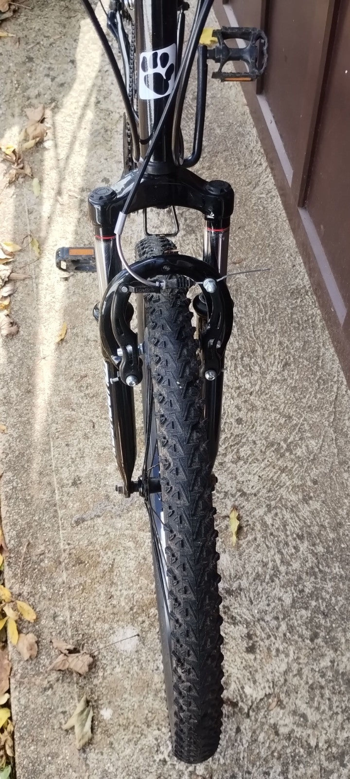 Muddy Fox Compact folding mountain bike.