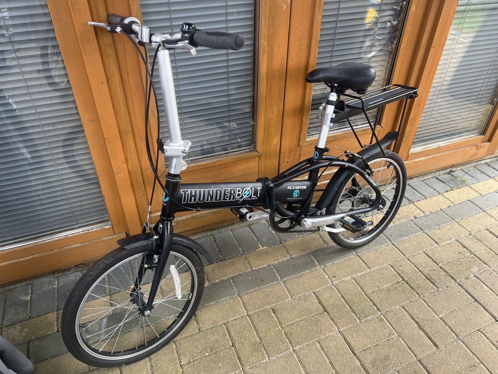Al Carter Thunderbolt 20” Wheel Folding Bike, Aluminium Frame