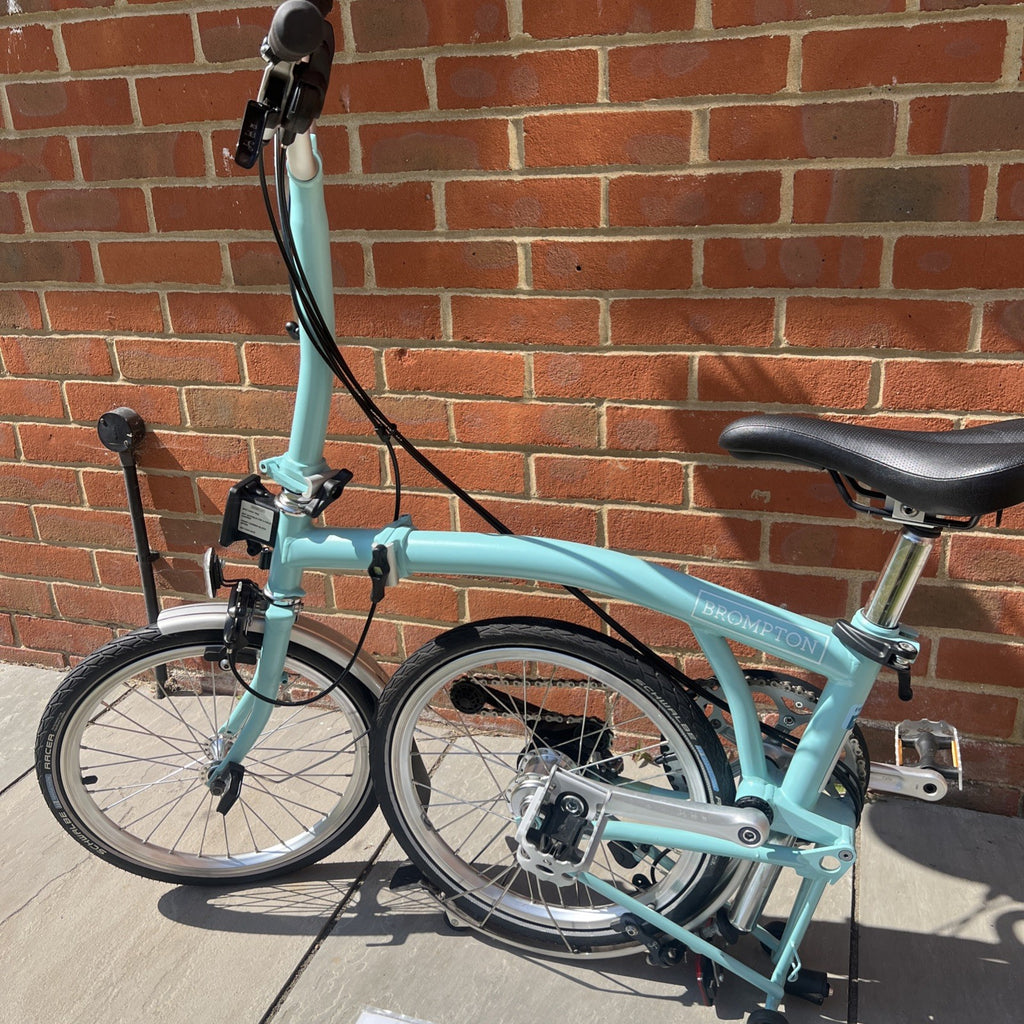 Brompton Turkish Green M6L Mid 6 Speed 2018 Folding Bike Collection Essex