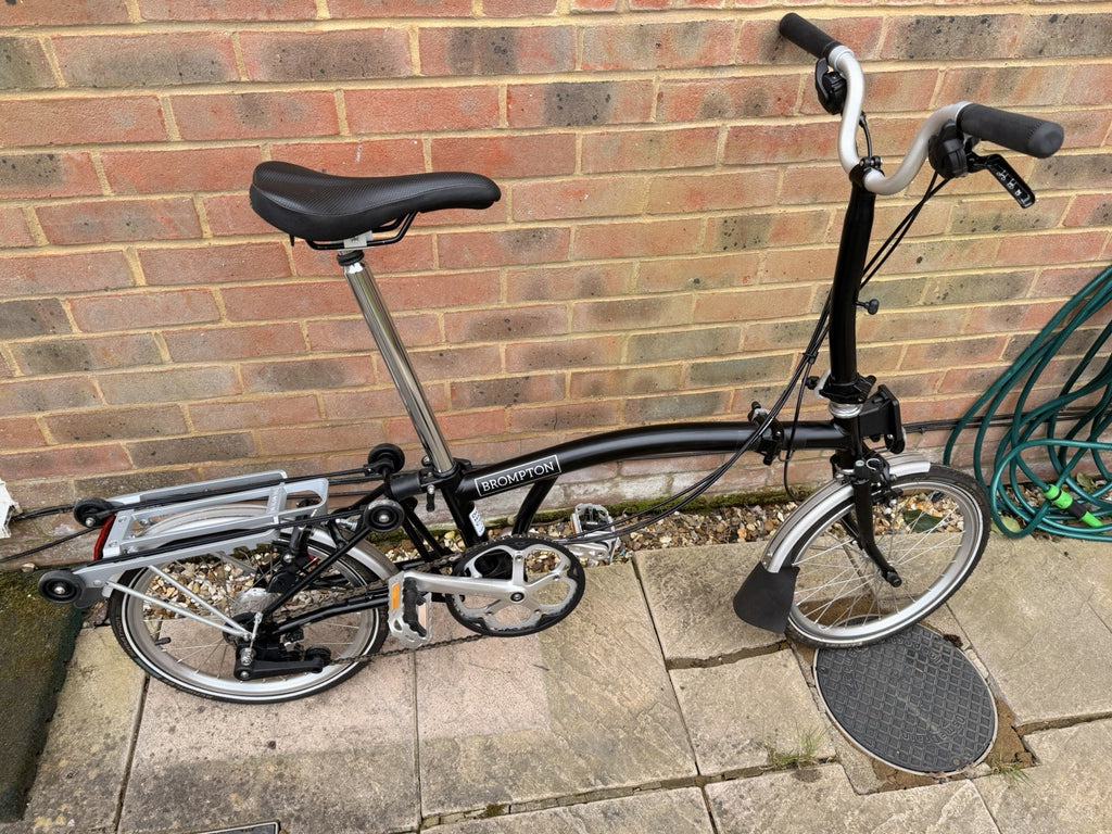 Brompton Folding Bike 3-Speed, Black