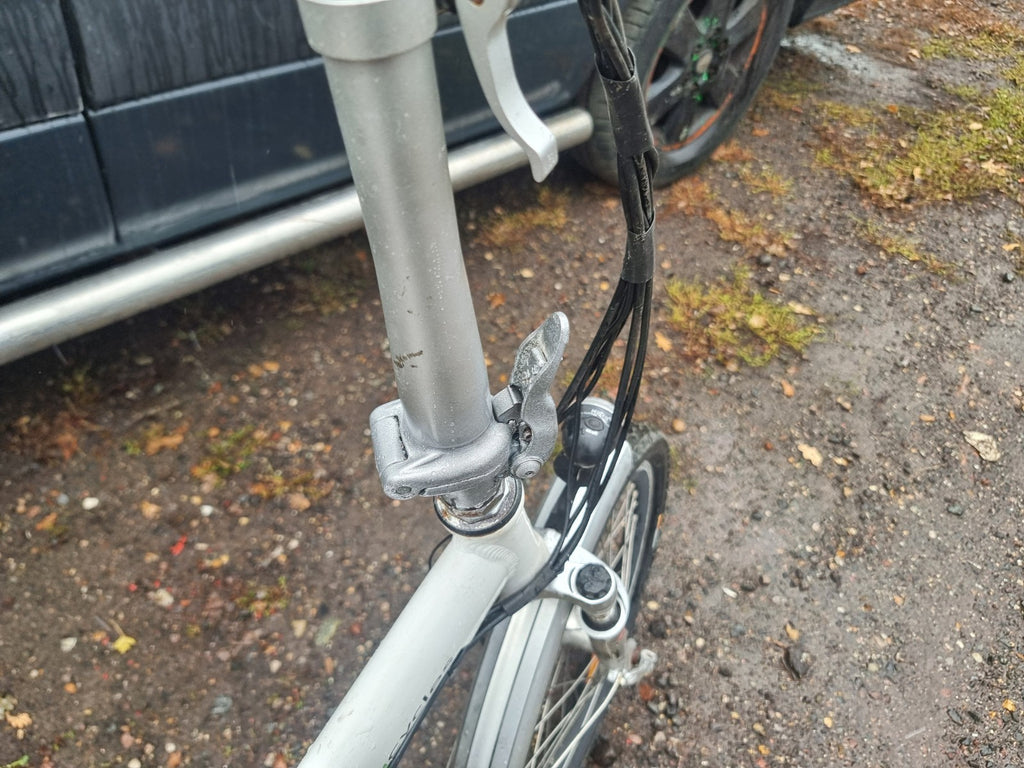 Green zebra cycles E bike pedal assist 36v spares or repair Folding bike trans