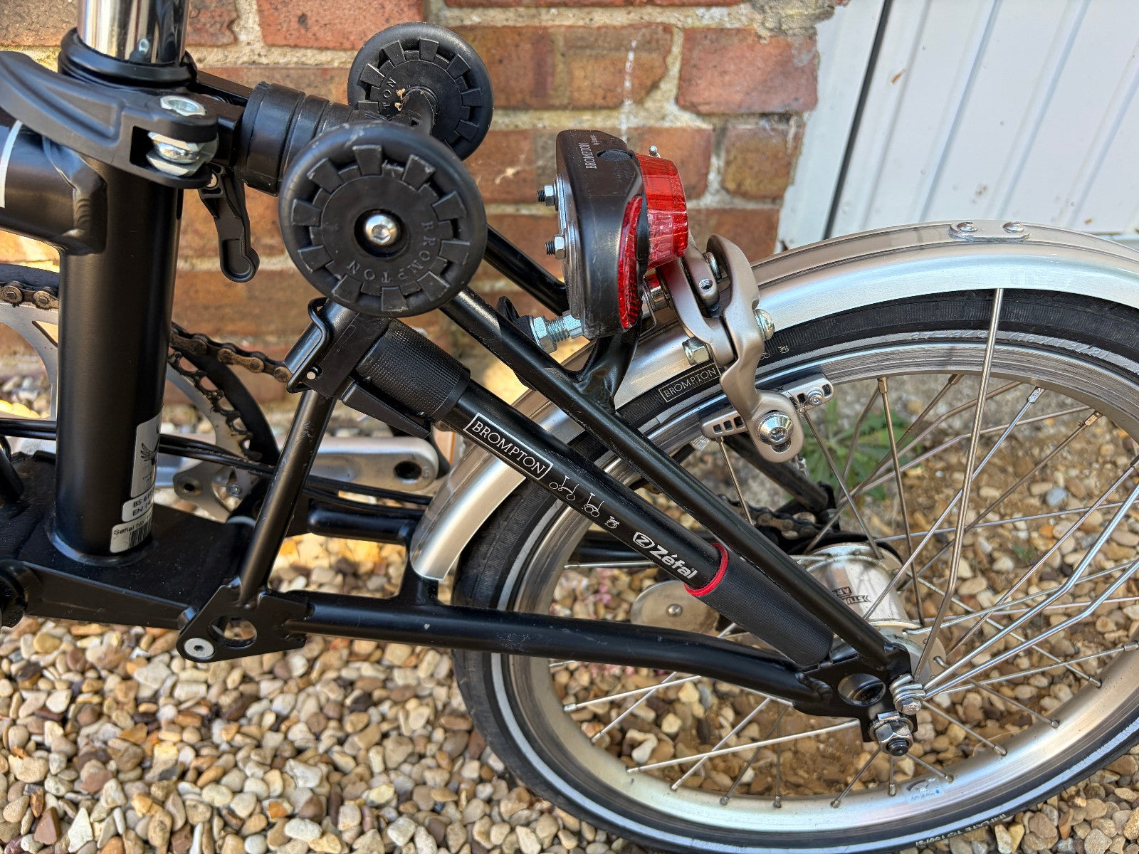 Brompton M3L Folding Bike x2 - Black & Pink - VGC