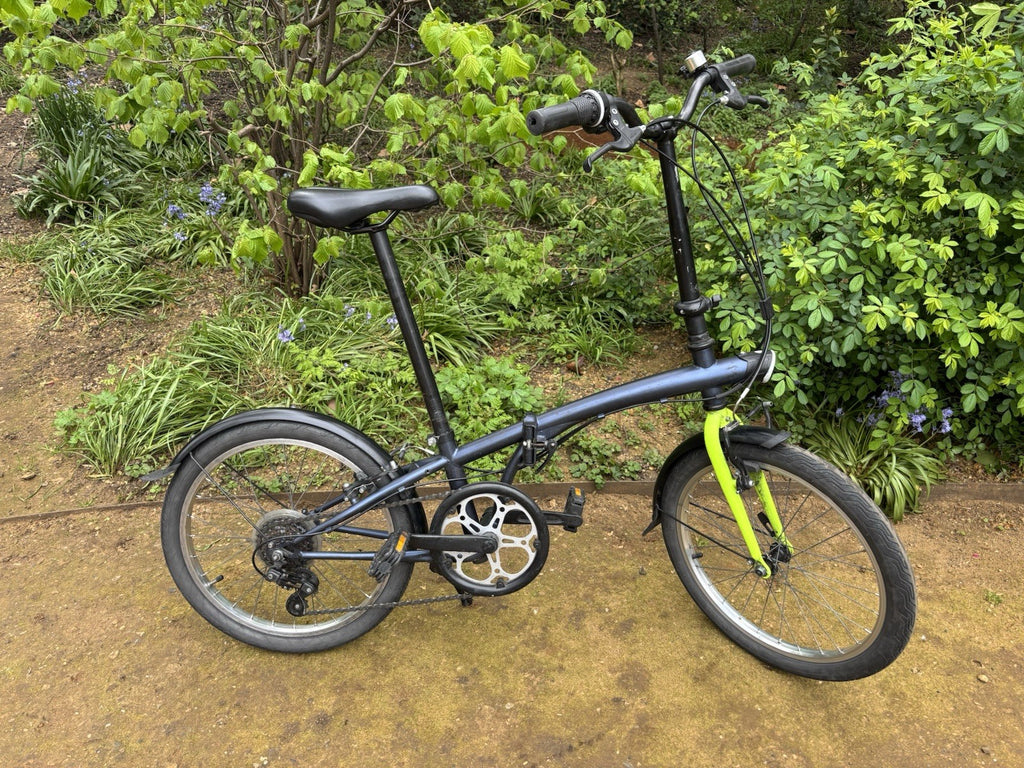 BTWIN Folding Bike 20″ | Urban Commuter Bicycle | 6-Speed Bike | Great for City