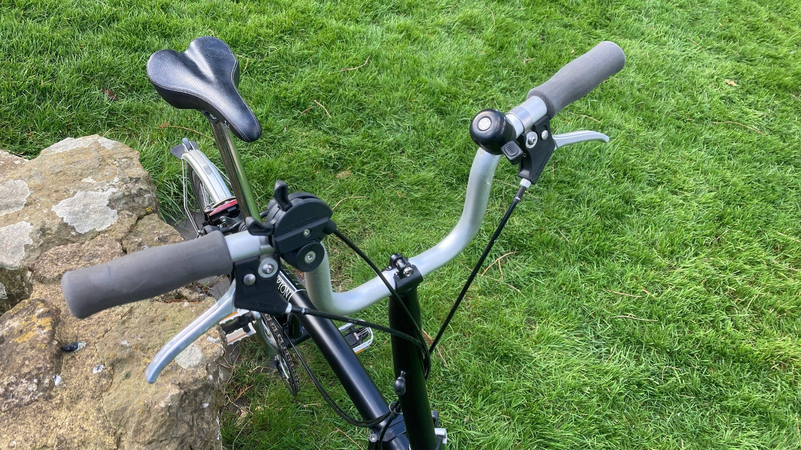 Brompton H3L Black, Folding Bike High Bars 3-Speed 2012 Excellent Condition