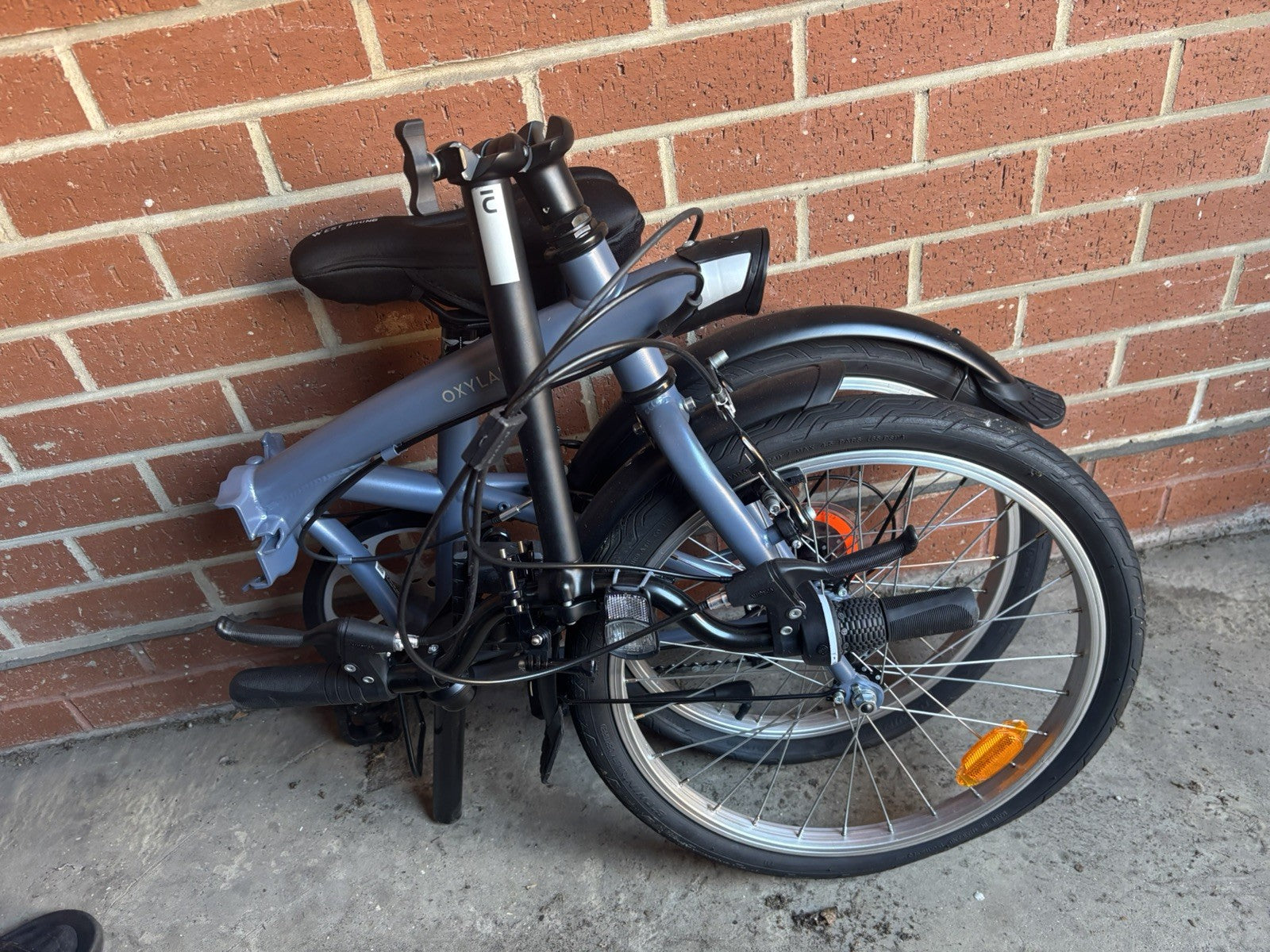 Folding Bike Oxylane Tilt 120 | Compact Commuter Bicycle | London