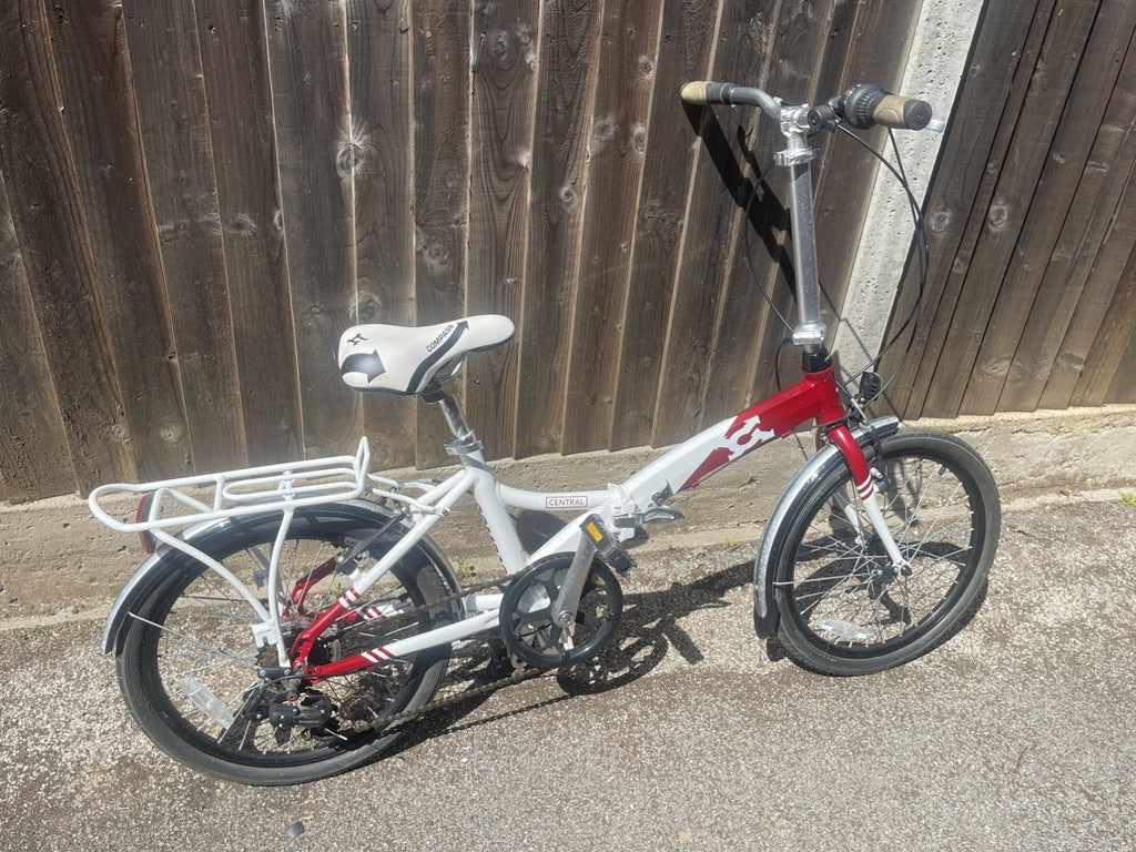 Compass 'Northern' Folding Bike - Blue/White