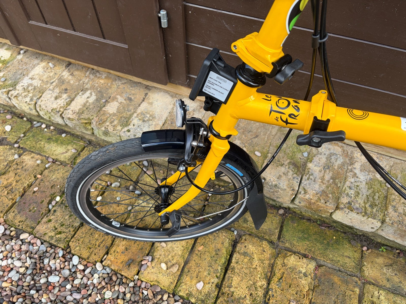 Brompton C Line, Tour de France Edition, 2023, Yellow, Size Medium