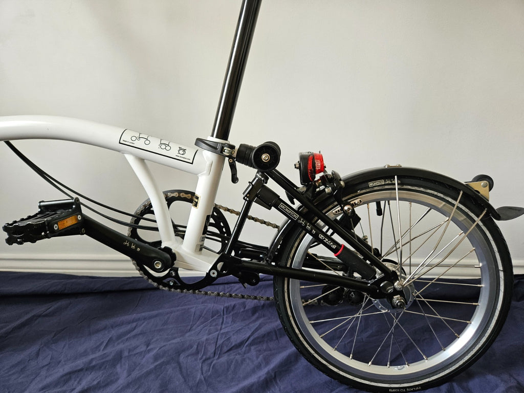 Brompton M6L - 6 Speed - C Line - Mid- White