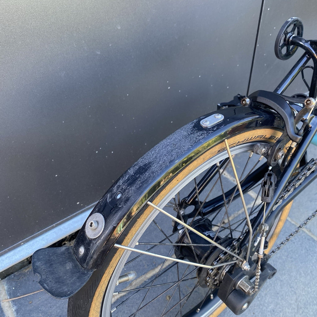 Brompton C-line 6 Speed Black Edition In Turkish Green