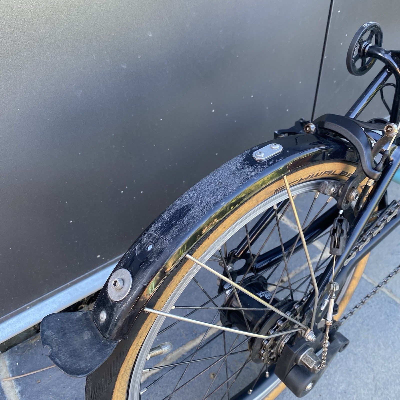Brompton C-line 6 Speed Black Edition In Turkish Green