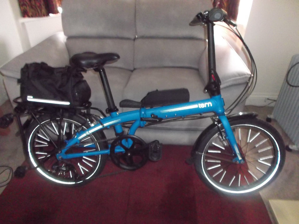 Tern Link C8 Folding Bike 8 Speed – Blue – Excellent Condition
