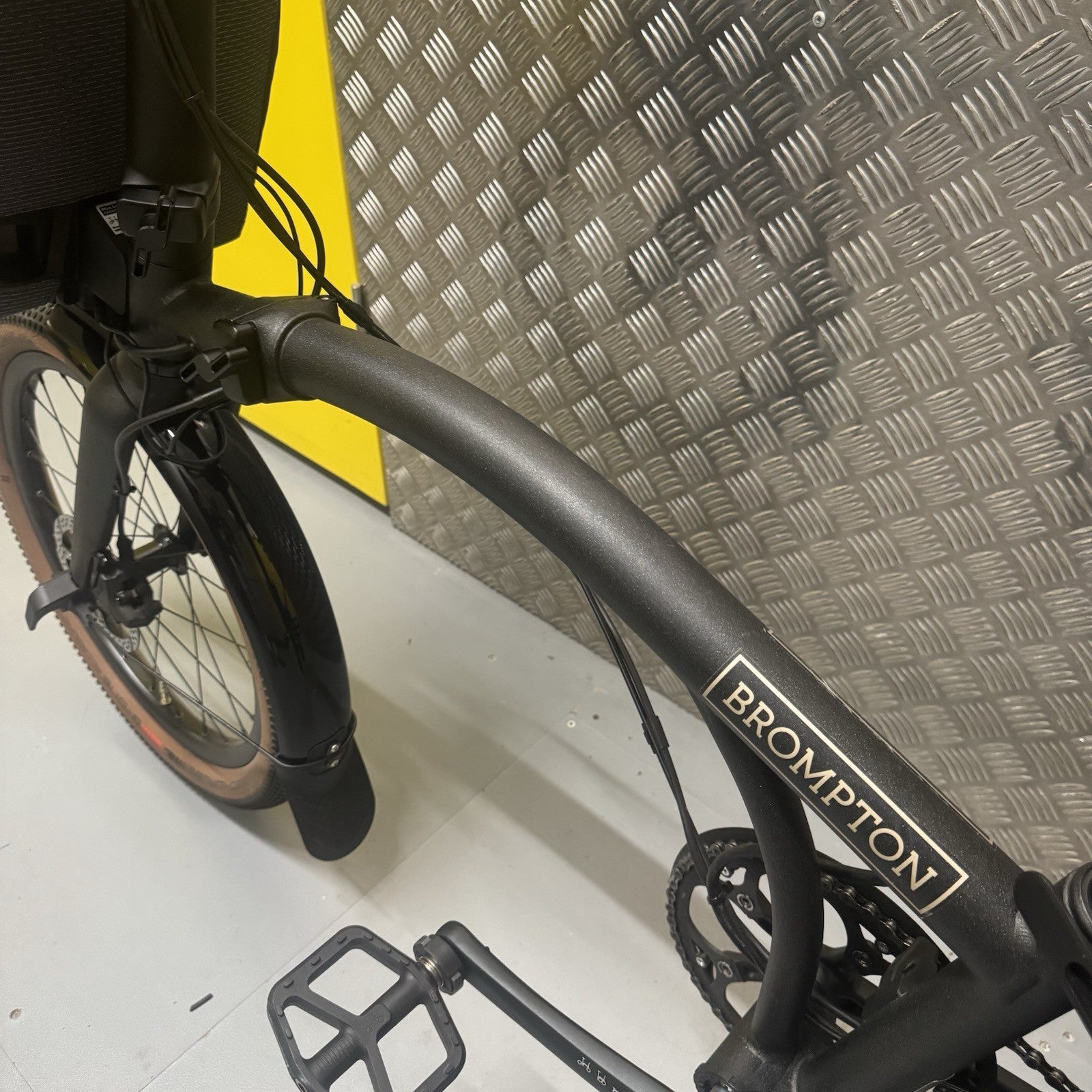 Brompton G Line 4 Speed Space Black Folding Bike