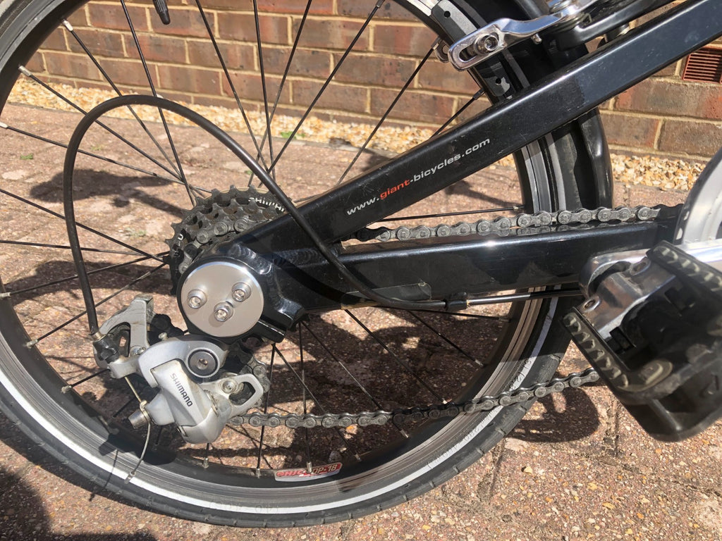 Two Giant Halfway Lightfolding bikes used