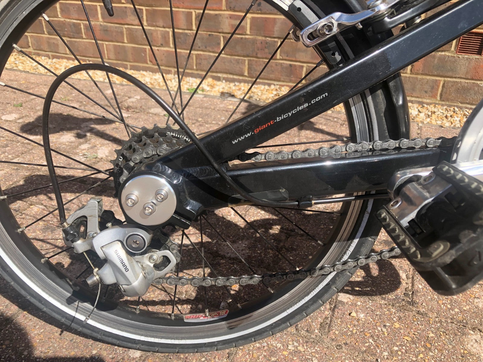 Two Giant Halfway Lightfolding bikes used