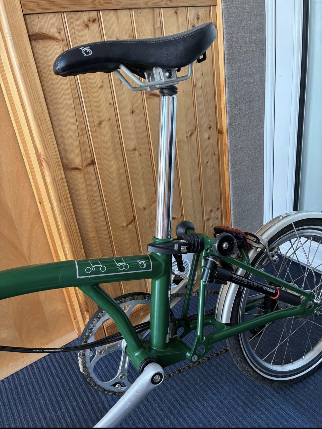 Brompton C-Line 6-Speed Folding Bike – Green – Excellent Condition