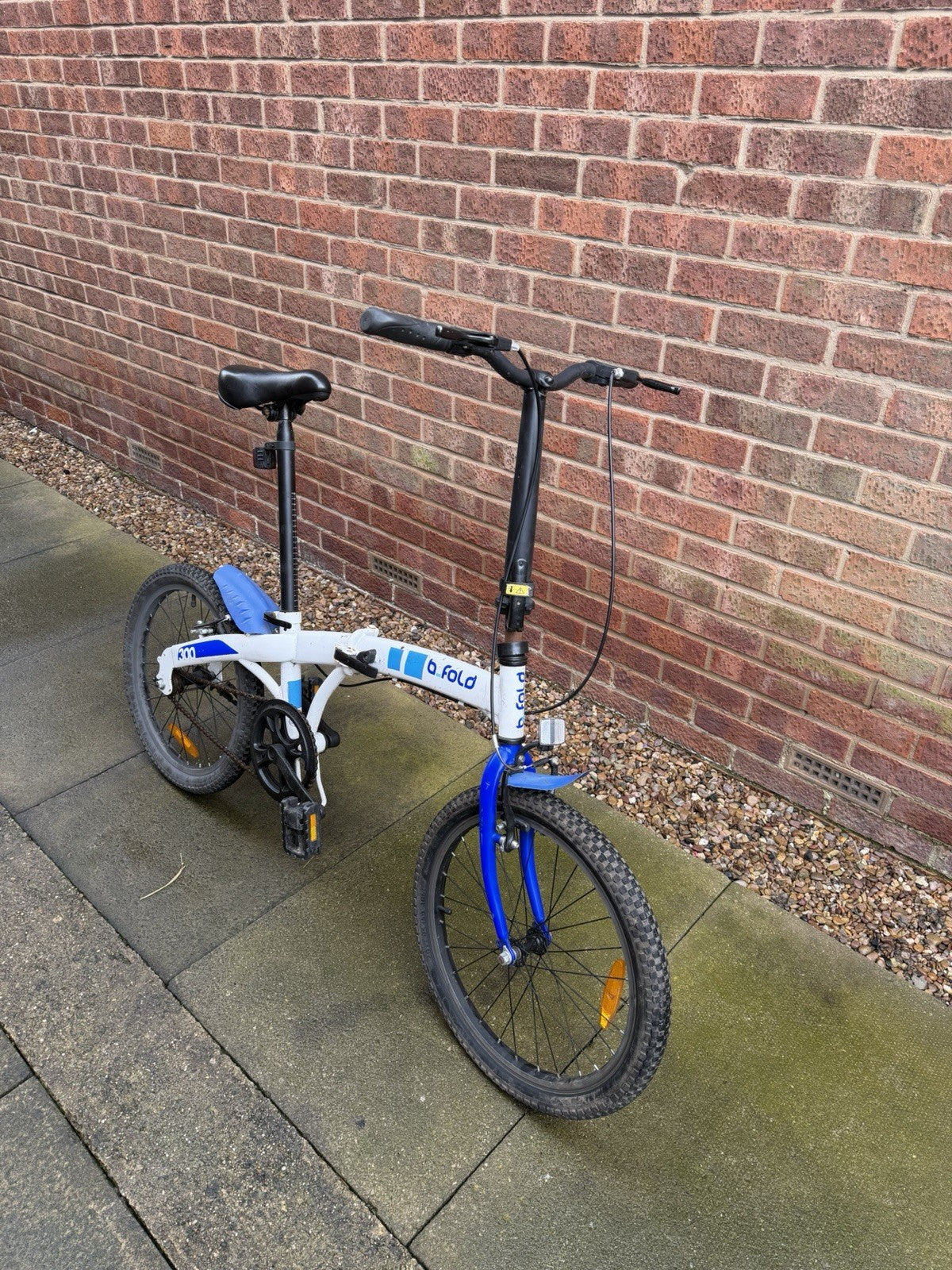B_fold 300 Folding Bike B Twin Decathlon Bicycle