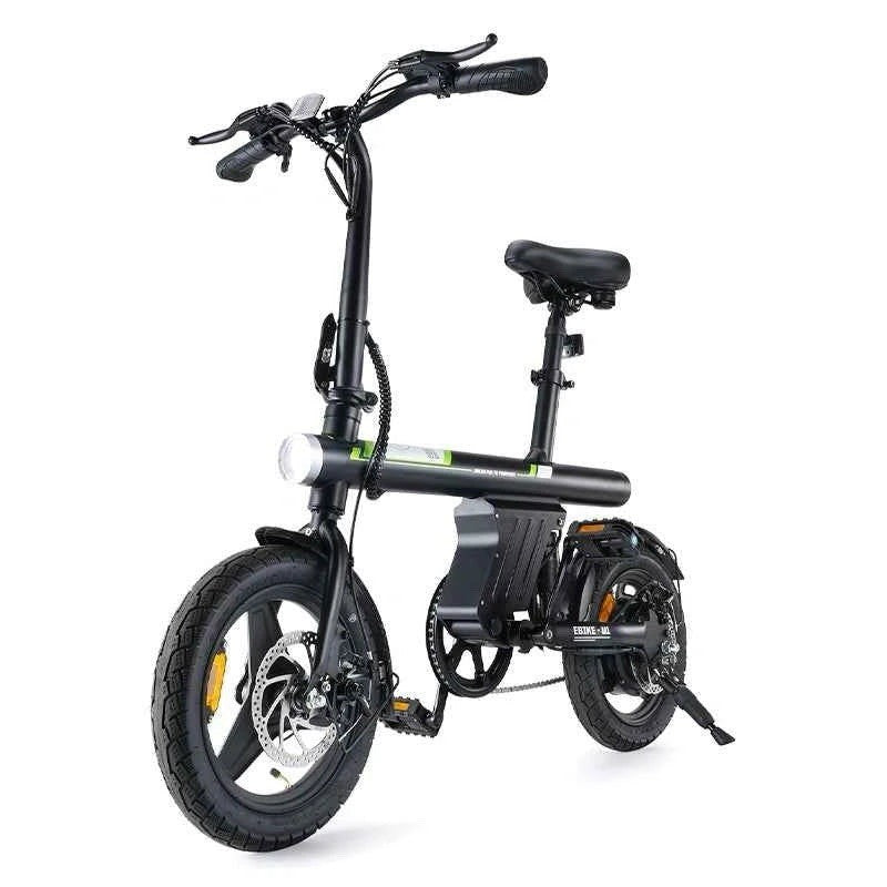 14 inch Electric Bike E-City Bike Folding Commuter E-Bike for Adults 45KM Range