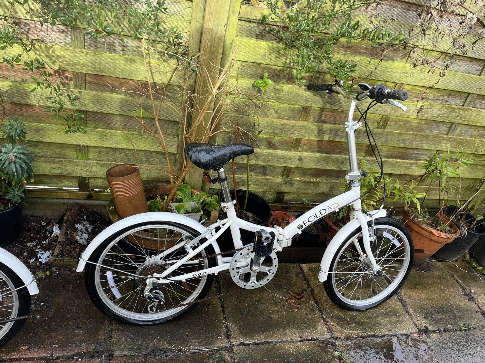 Saxon Leisure Foldable Bike Adults X2  ok condition,TLC and they're good to go.