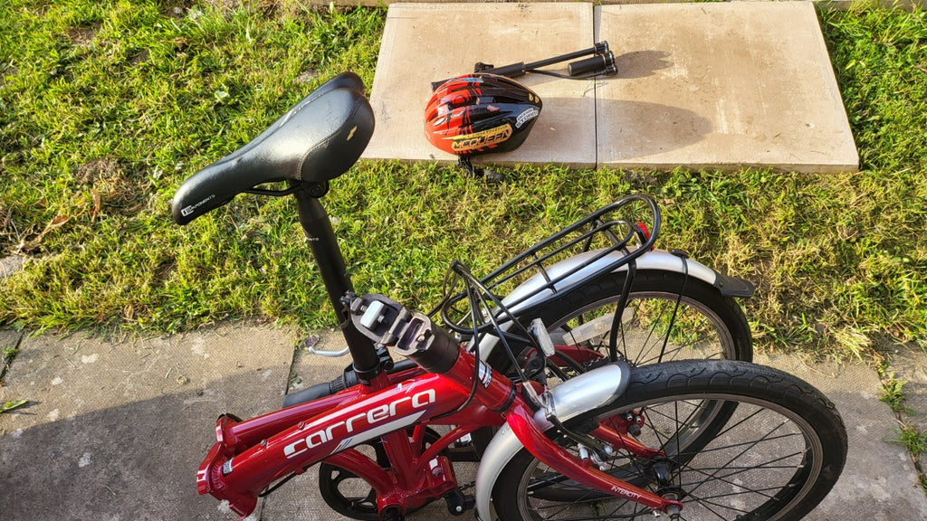 Red Career Foldable Lightweight Bicycle Bike