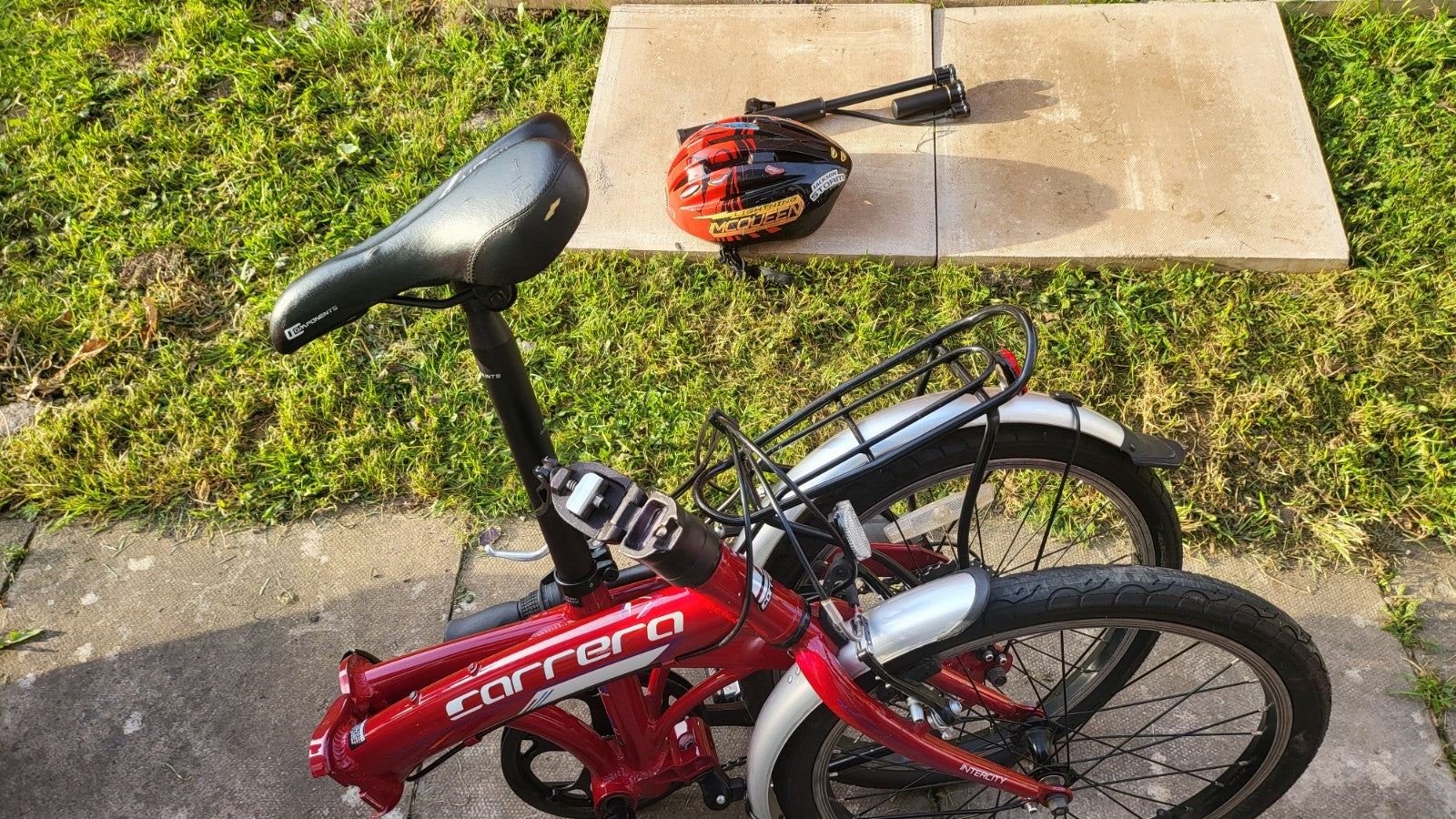 Red Career Foldable Lightweight Bicycle Bike