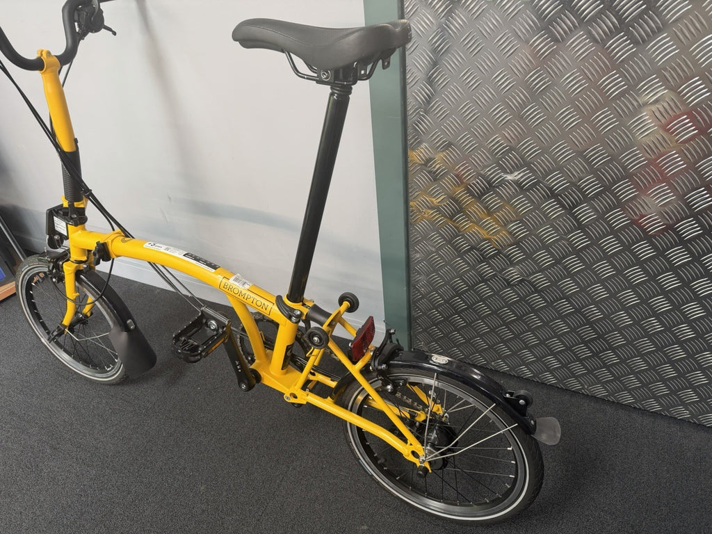 Brompton C Line 6 Speed Folding Bike Bumblebee Yellow Brand New Condition