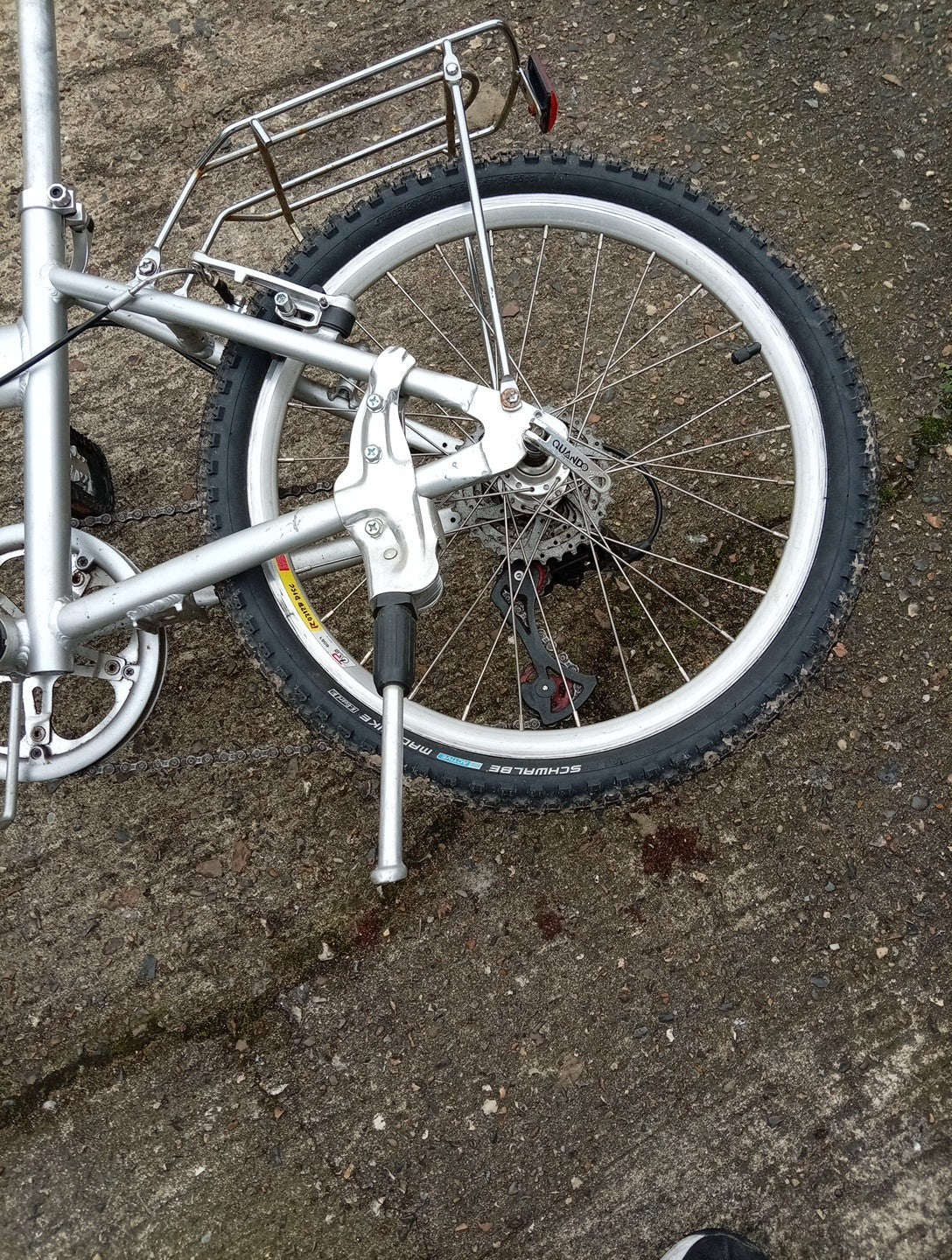 Unisex Folding Bike, Alloy Frame And Rims
