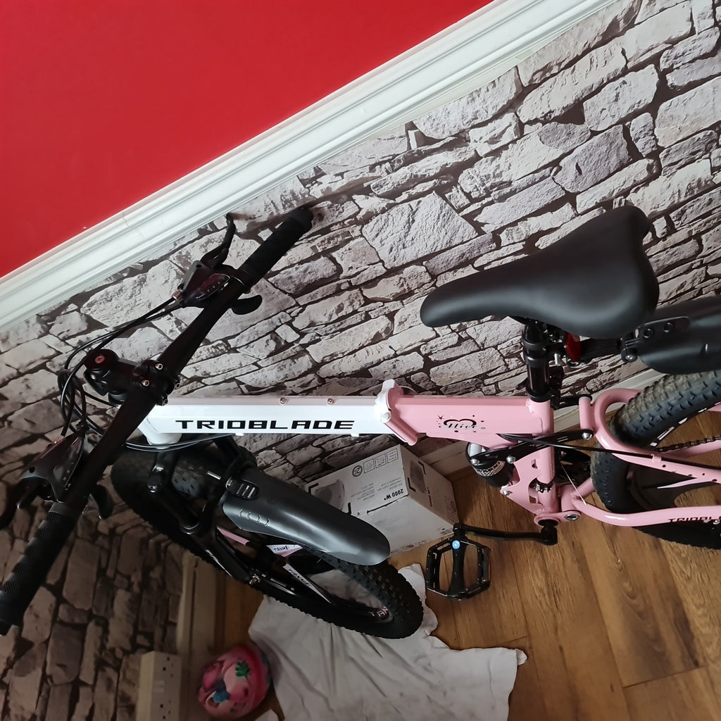 24"26" Folding Mountain Bike 21 Speed Full Suspension Bicycle For Men Women New