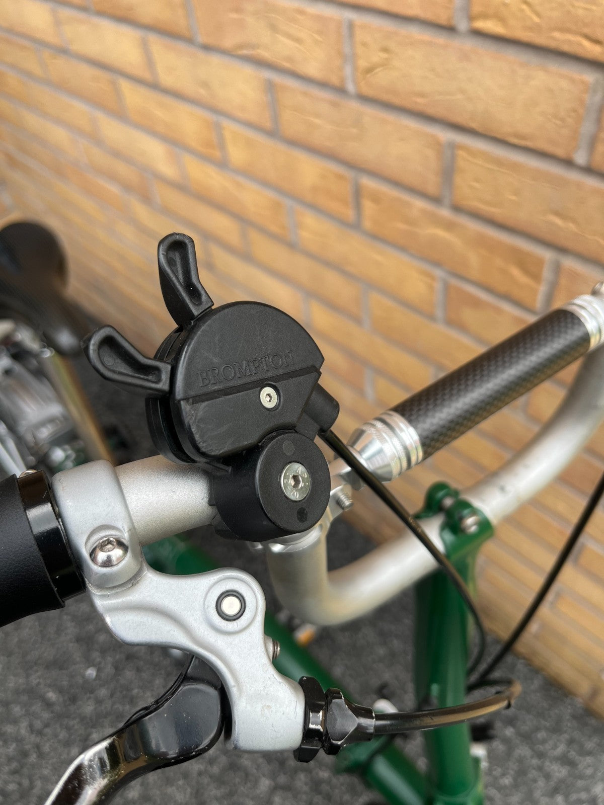 Brompton M3L in Racing Green, newly serviced with rear rack