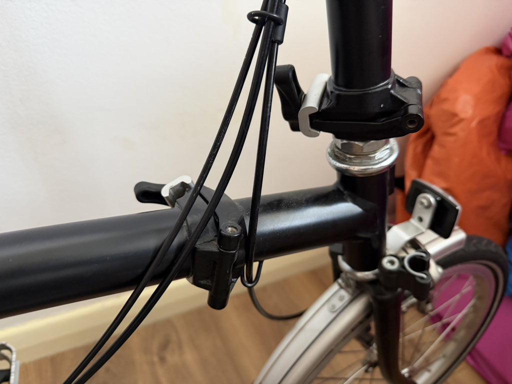 Brompton C Line M3L (3 Speed)  folding bicycle - Black
