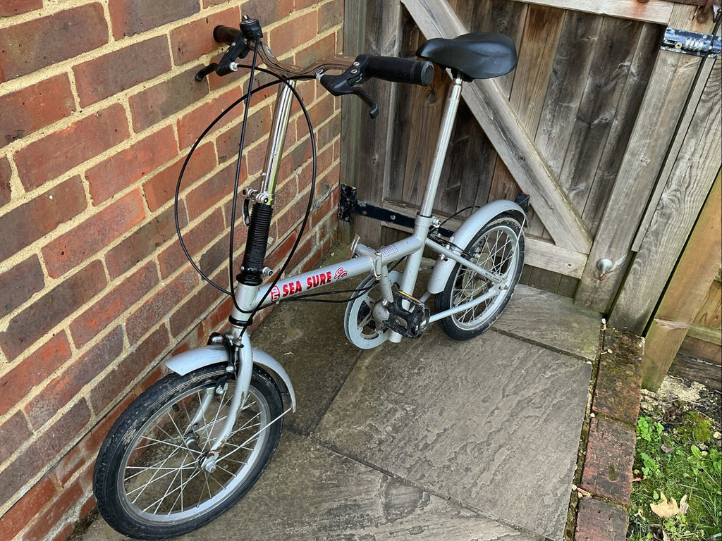 Sea Sure Folding Bike Ideal For Commute Or Boat 16 Inch Wheels G.W.O