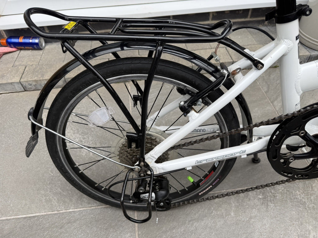 Pair of Carrera Transport not transit Folding Bikes aluminium frames