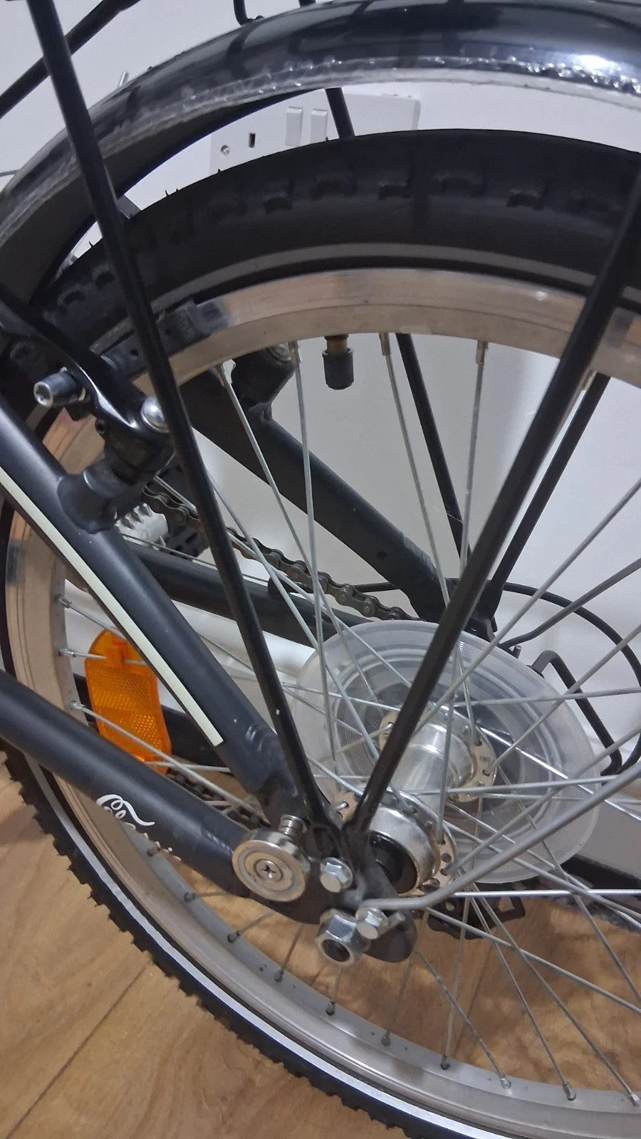 Denver Classic 001 Folding Bike 20in 7 Speed, Lights, Rack, Mudguards